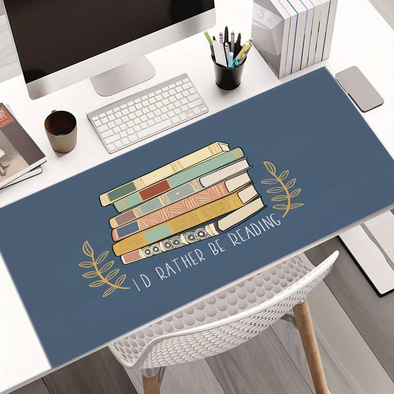 Desk Setup Ergonomics - Merk grote muismat Iron Art Fantasy