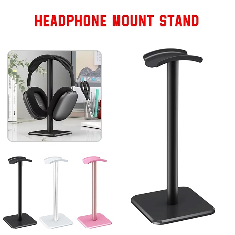 Headphone Hook Under - Universele multifunctionele hoofdtelefoonstandaard, plastic draagbare headsethouder