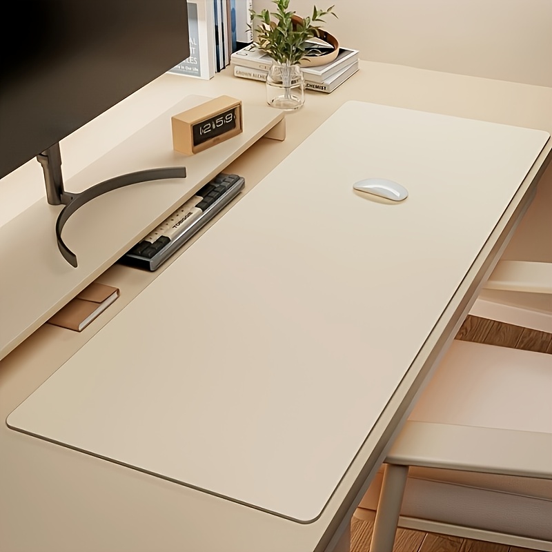 Desk Setup Ergonomic - 1 stuks grote muismat van PU-leer,