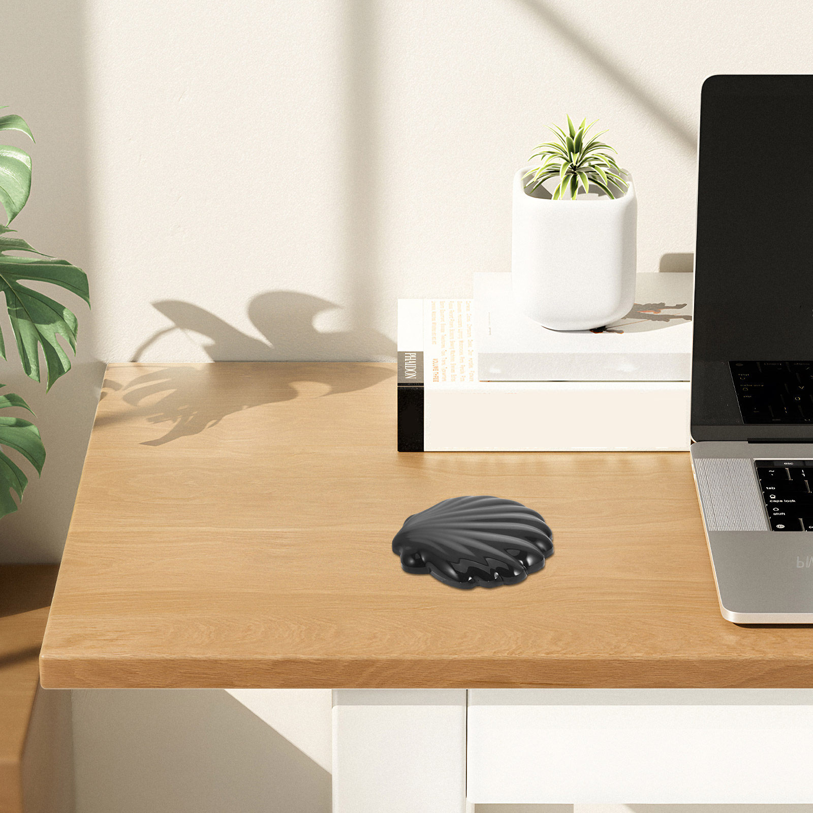 Desk Setup Ergonomics - Shell Muismat Schattig Kawaii Ergonomische Polsteun