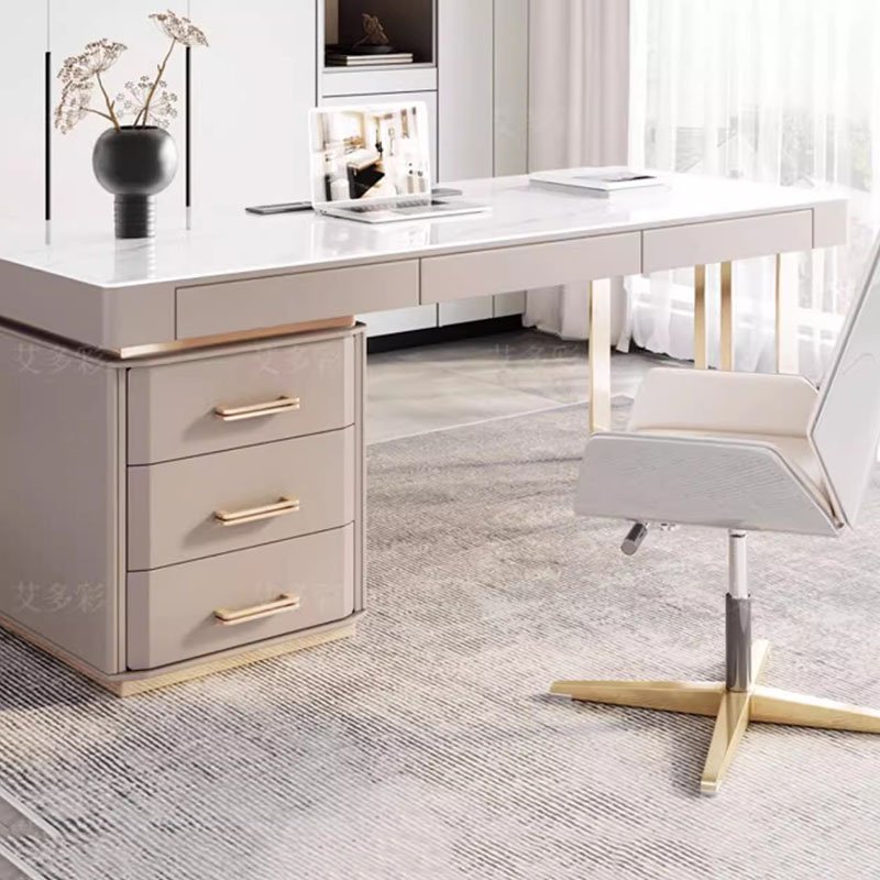 Desk Setup No Computer - Bureau Minimalistische lades Luxe moderne installatie