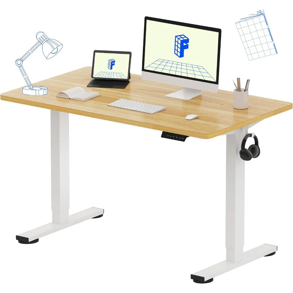 Desk Setup Dual Monitor - Eendelig sta-bureau van 48