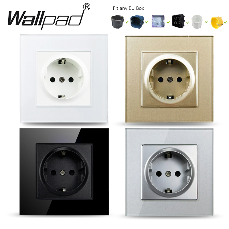 Power Strip Flat - Wallpad 16A EU-stopcontact Wit / Zwart