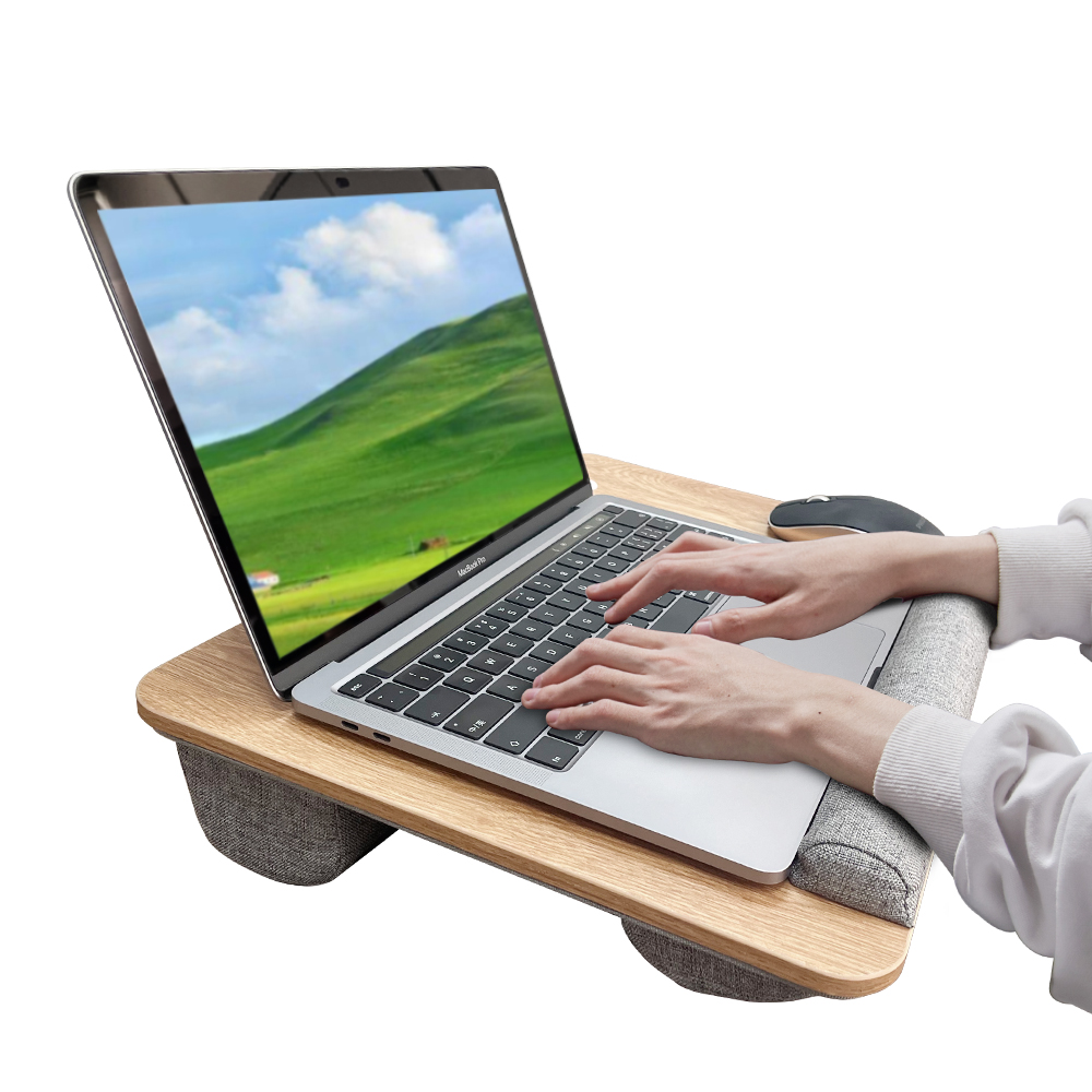 Desk Setup For Laptop - Mumucc houten hangbed studeertafel, draagbaar 15-inch
