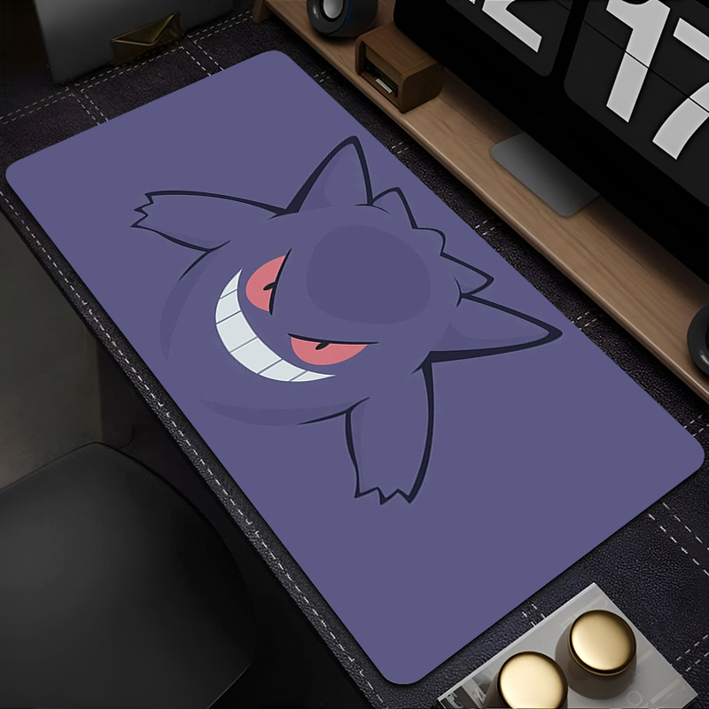 Desk Setup Ergonomic - Rubberen PC-muismat Pokemon Gengar Gamer Gaming