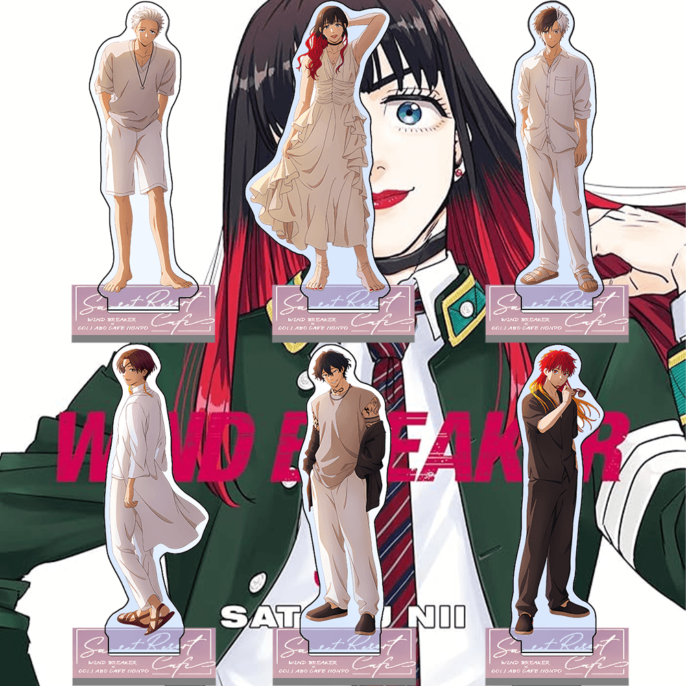 Desk Setup White - WIND BREAKER Umemiya Hajime 15cm Acryl