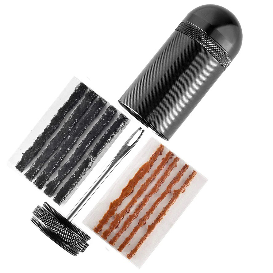 Power Strip Flat - Tubeless fietsbandreparatieset voor MTB-wegfietsbanden Plug-inbrenggereedschap voor