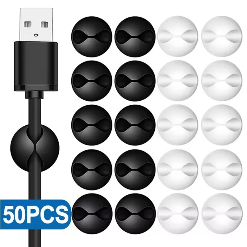 Headphone Hook Under - 5/50 Stuks Desktop Muur Kabel Clips