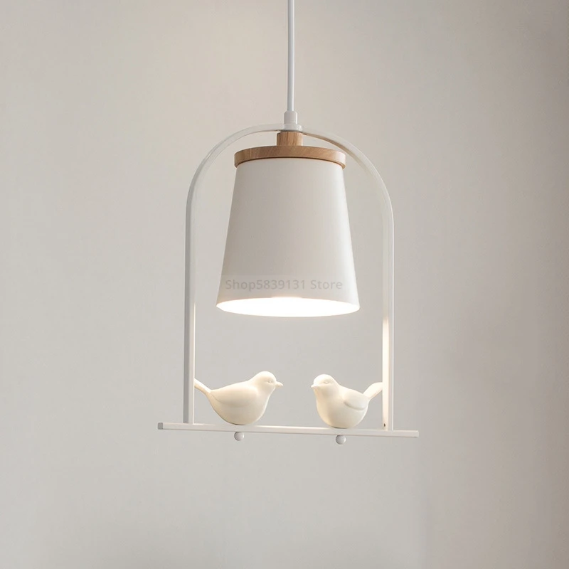 Desk Setup White - Nordic Minimalistische Hanglampen Restaurant Moderne Vogel