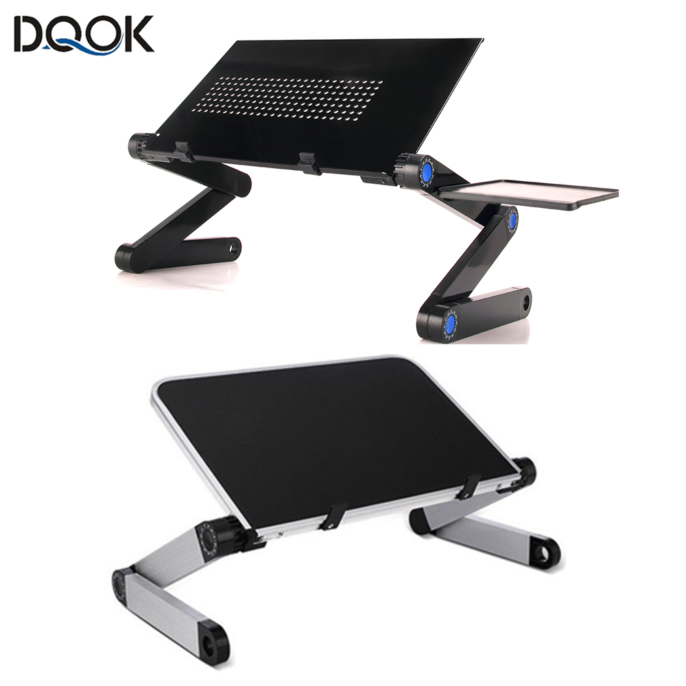 Desk Setup For Laptop - Verstelbare laptop bureaustandaard Draagbare aluminium ergonomische