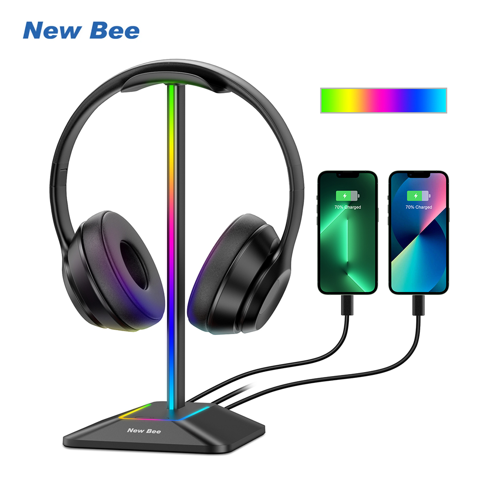 Nieuwe Bee Z8 RGB-hoofdtelefoo - Headphone Hook Under recensie en prijs