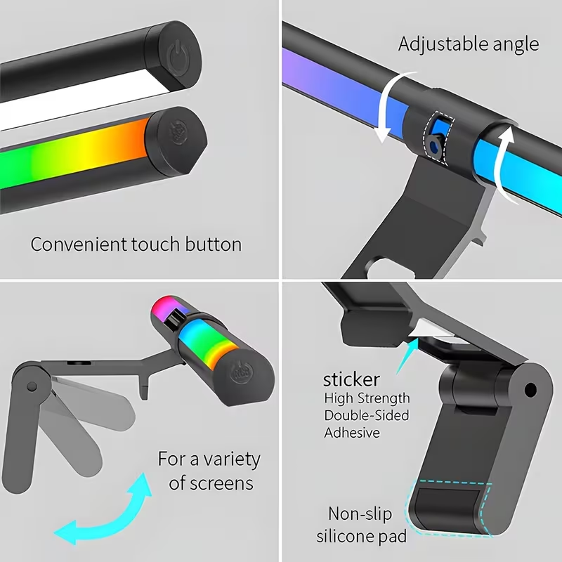 LED-monitorlichtbalk met afsta - Desk Setup Light recensie en prijs