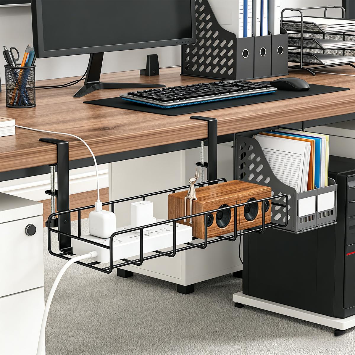 Kabelbeheerbak zonder boren vo - Desk Setup No Computer recensie en prijs