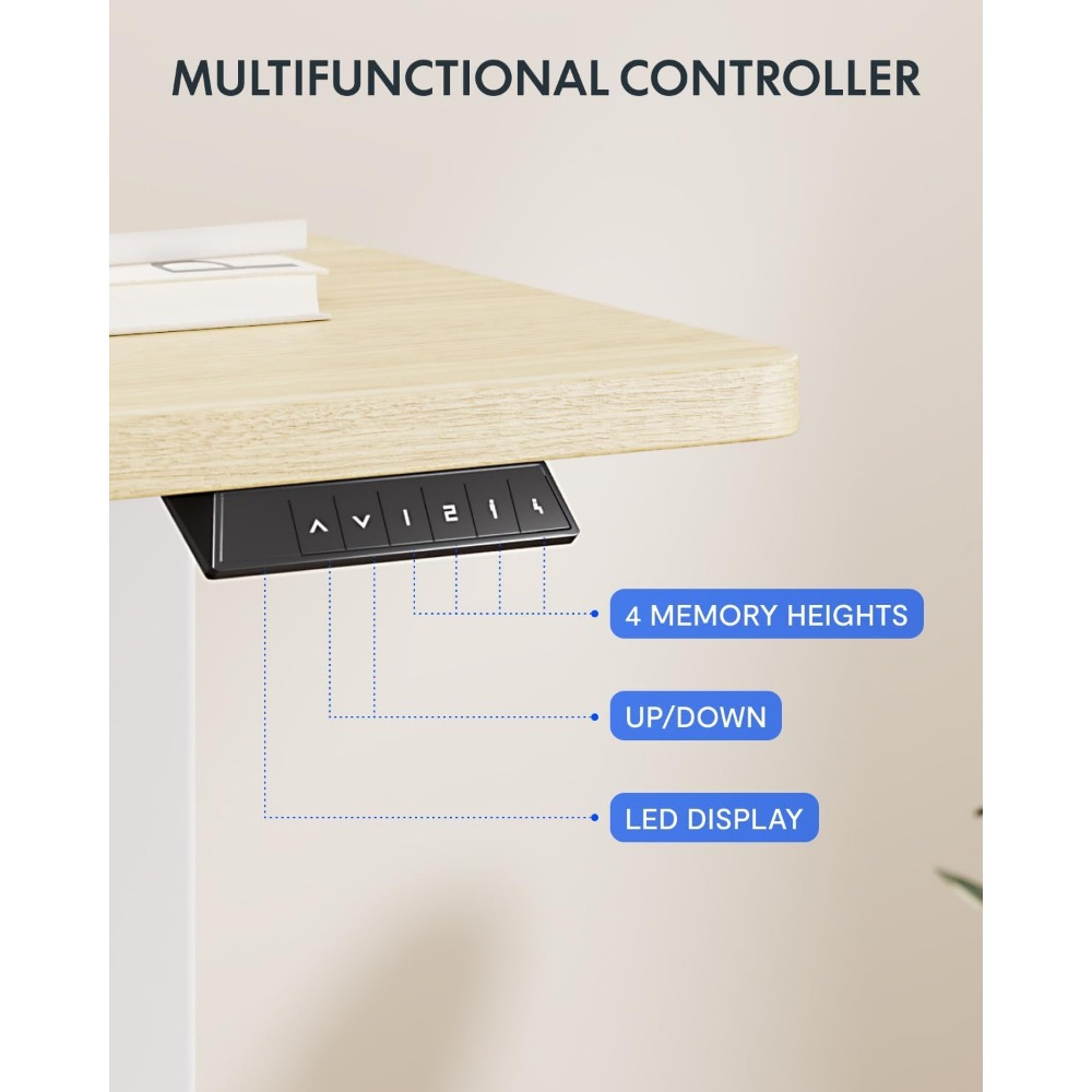 FLEXISPOT 63x32 inch elektrisc - Desk Setup White recensie en prijs