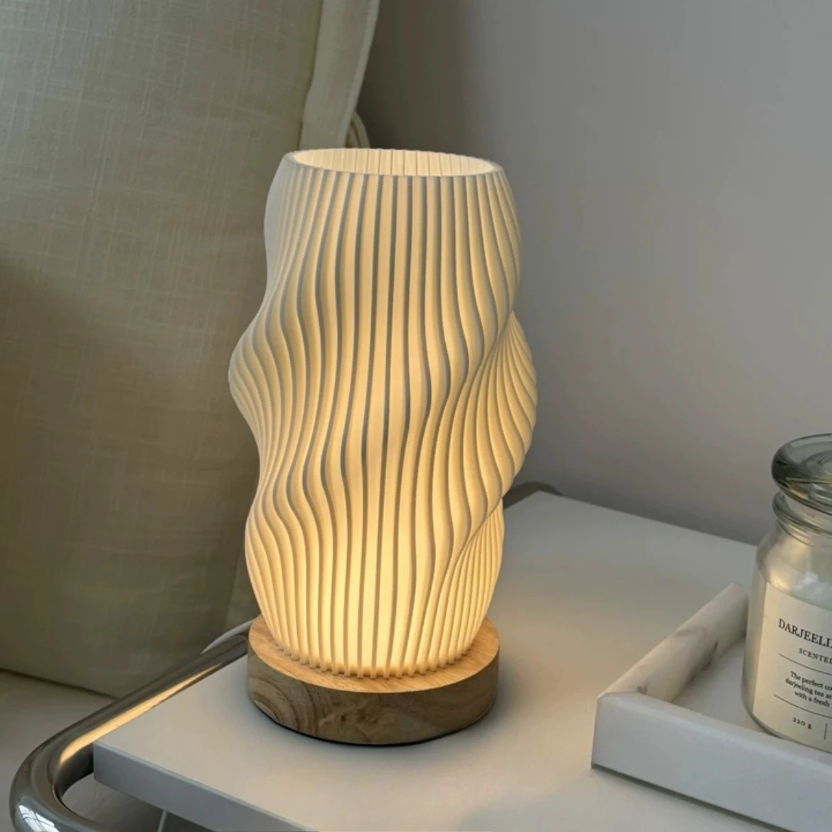 Franse Crème Stijl 3D Bureaula - Desk Setup White recensie en prijs
