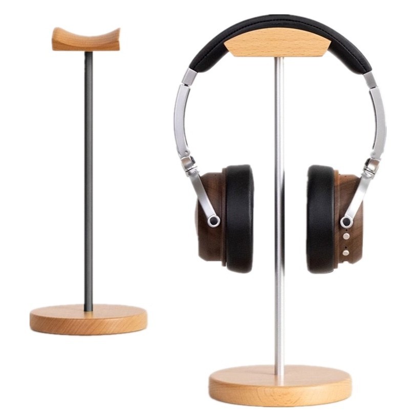 Houten en aluminium hoofdtelef - Headphone Hook Under recensie en prijs