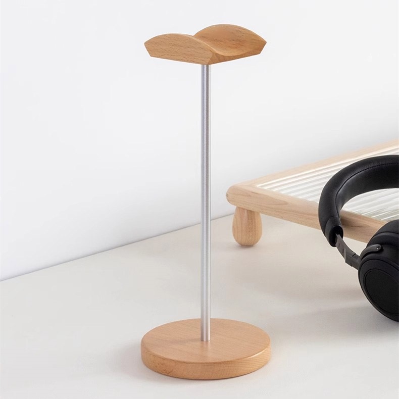 Houten en aluminium hoofdtelef - Headphone Hook Under recensie en prijs