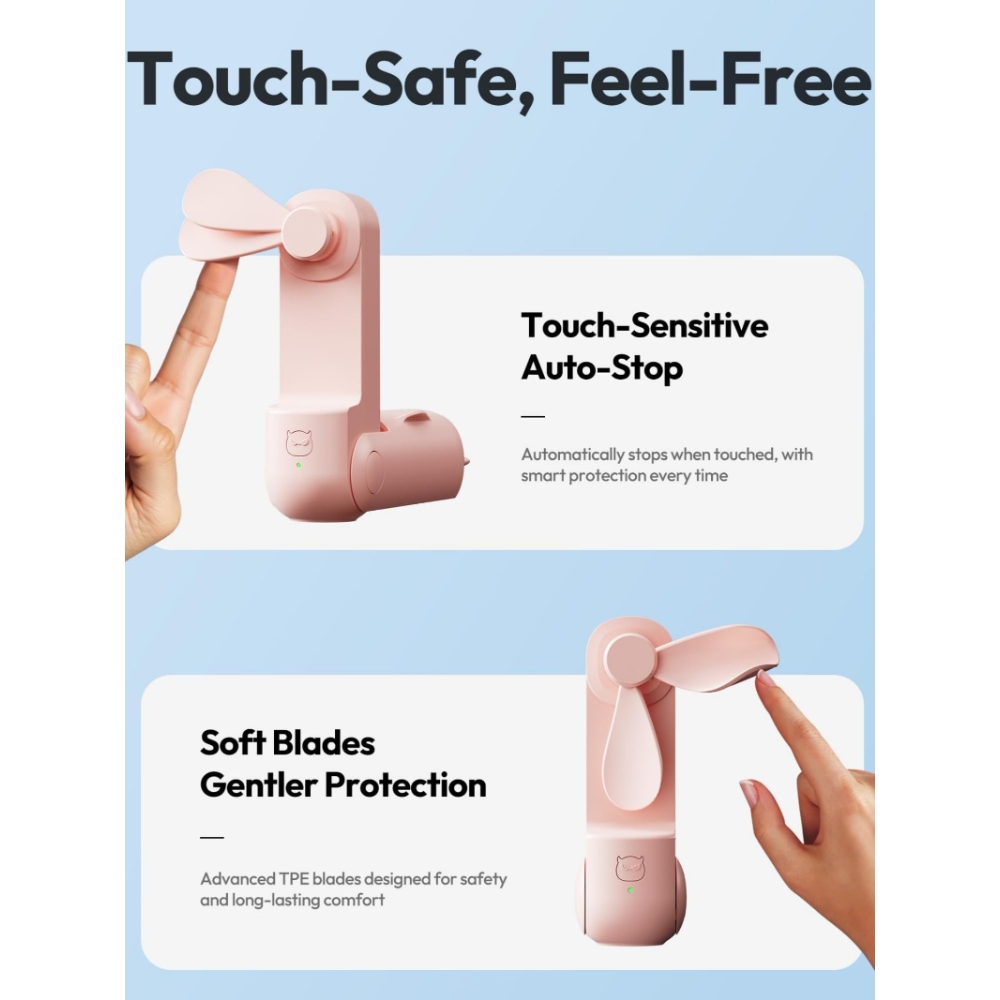 Schattige mini handventilator  - Desk Setup Gear recensie en prijs