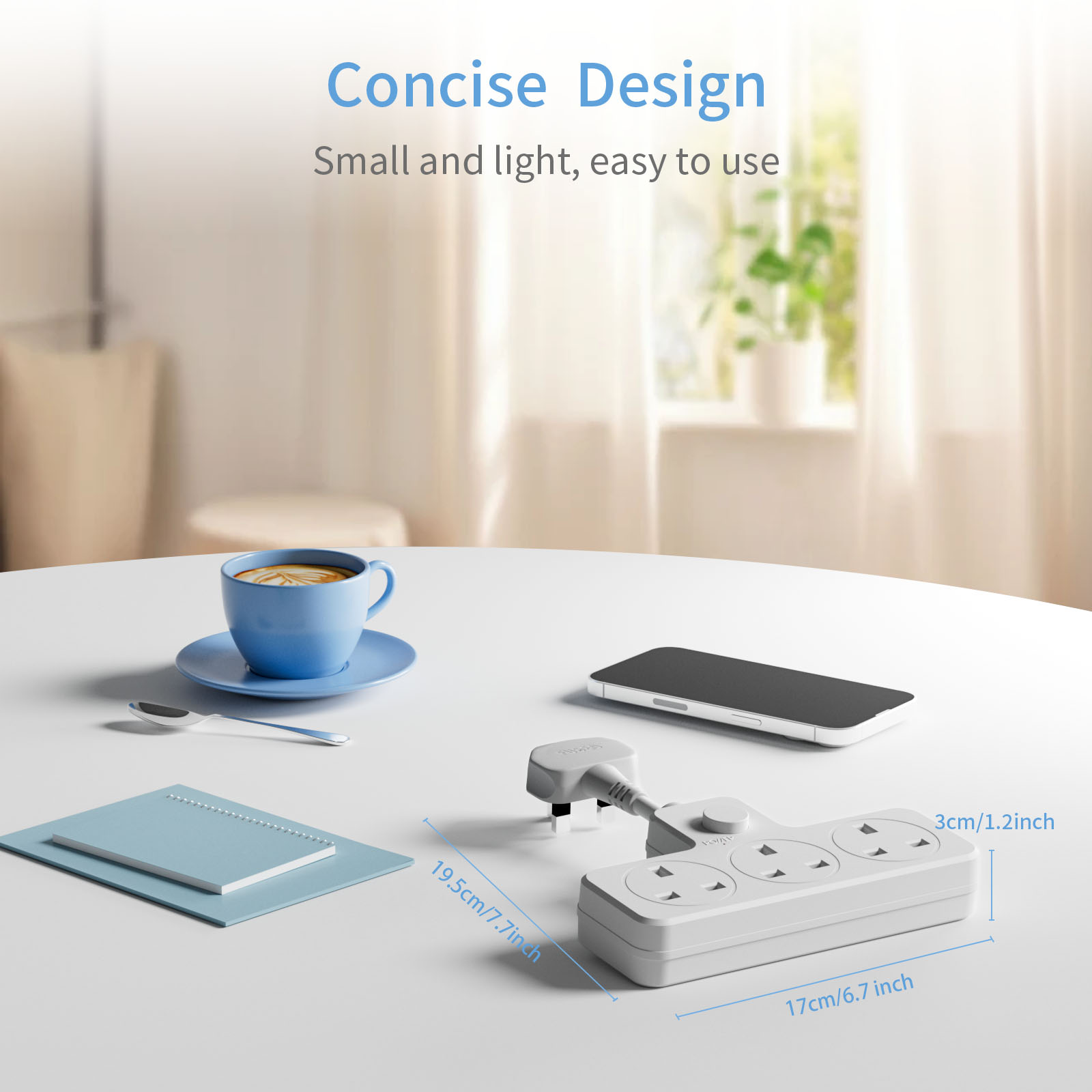 UK Stekker Stopcontact 13A 312 - Power Strip Flat recensie en prijs