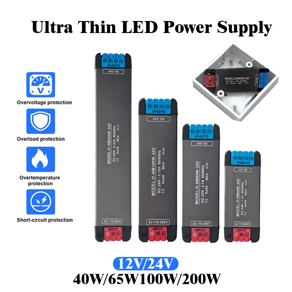DC24V 200W 100W 65W 40W Ultrad - Power Strip Flat recensie en prijs