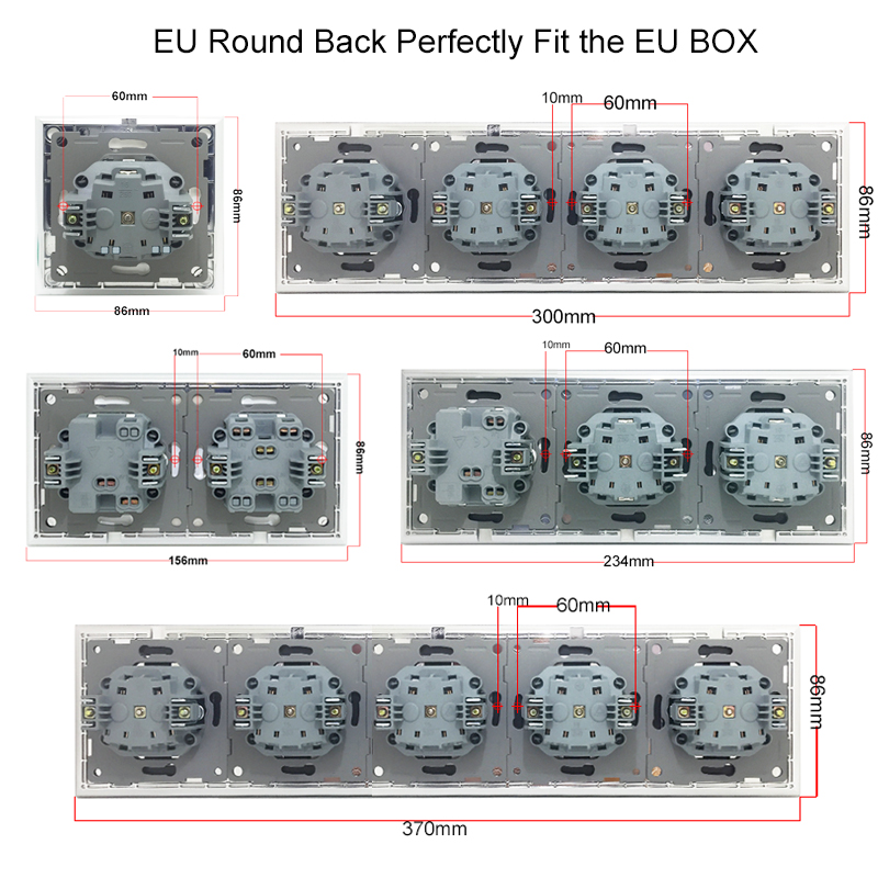 Wallpad 16A EU-stopcontact Wit - Power Strip Flat recensie en prijs