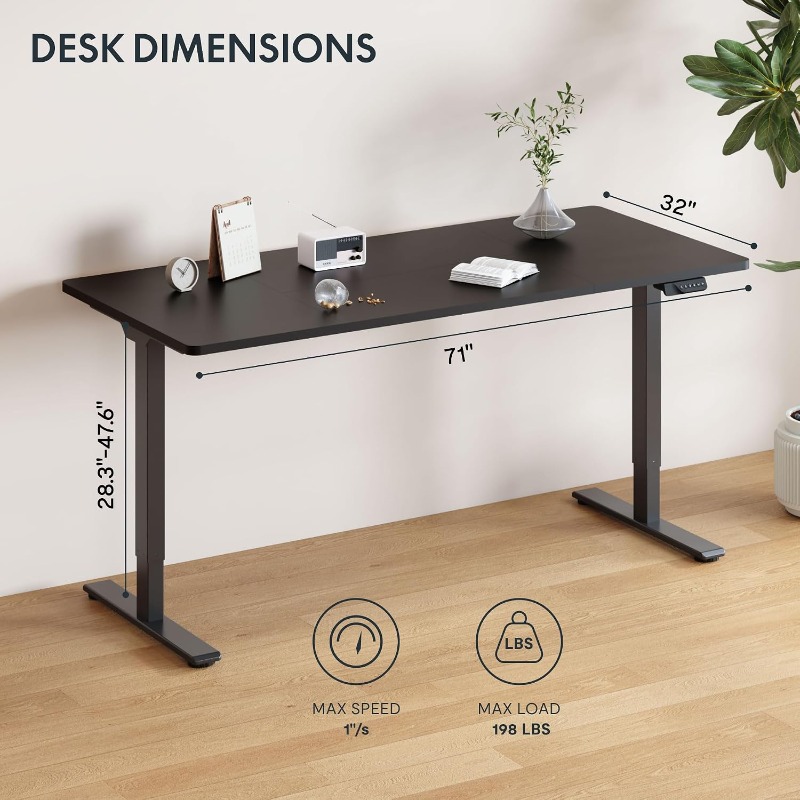 FLEXISPOT Elektrisch Verstelba - Desk Setup Dual Monitor recensie en prijs