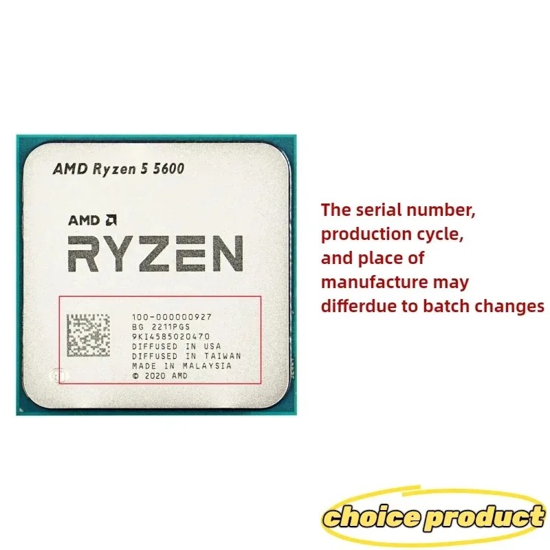 AMD Ryzen 5 5600 100% nieuw en - Amd Cpu Ryzen 5 recensie en prijs