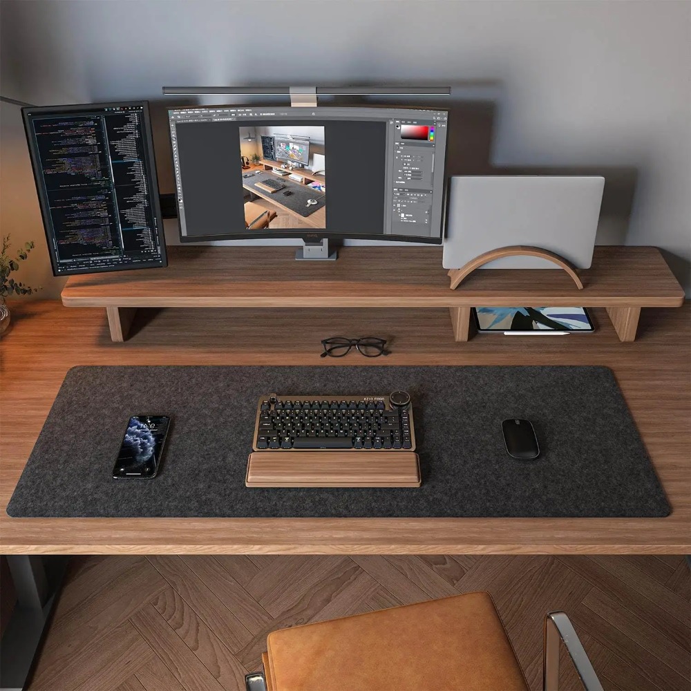 Vilten bureaumat Computermat v - Desk Setup Ergonomic recensie en prijs