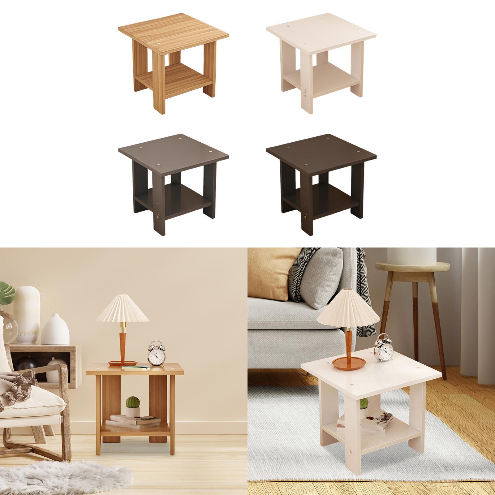 Houten Dubbellaags Bijzettafel - Desk Setup For Laptop recensie en prijs