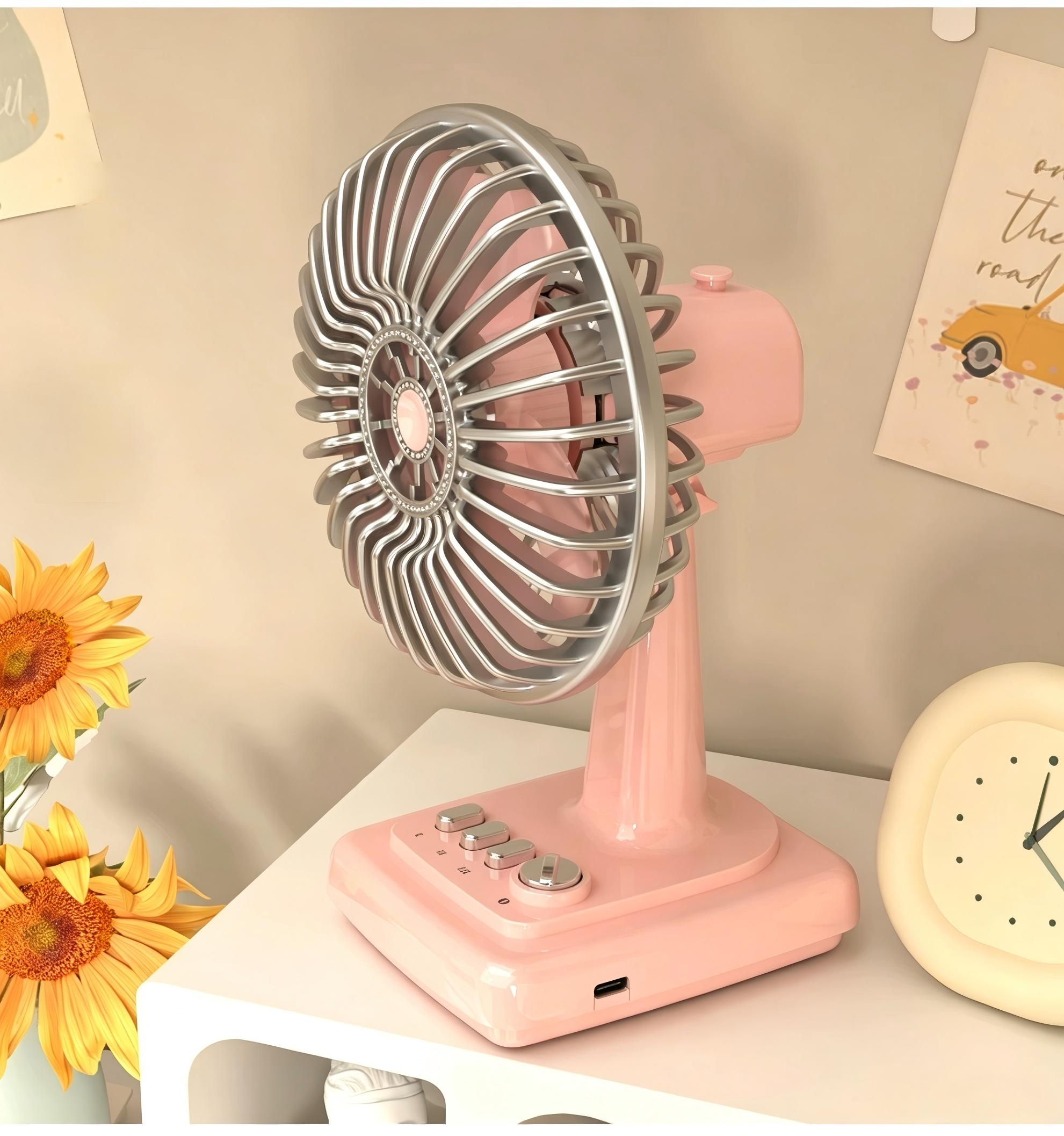 Retro Alloy bureauventilator,  - Fan Desk Small Usb recensie en prijs