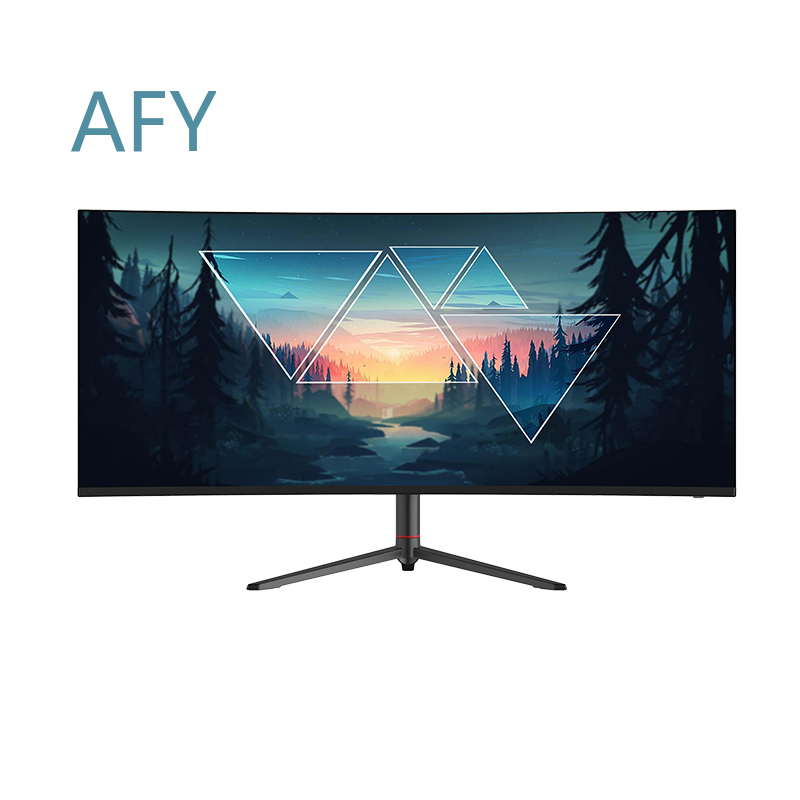 Flashworth 34 inch 4K gebogen  - Desk Setup Dual Monitor recensie en prijs