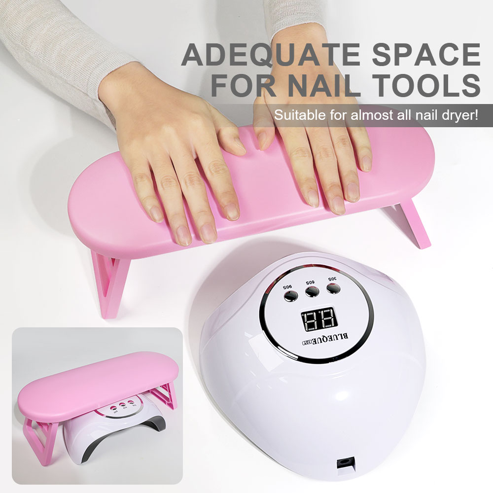 Roze/wit draagbaar ontwerp Nai - Desk Setup White recensie en prijs