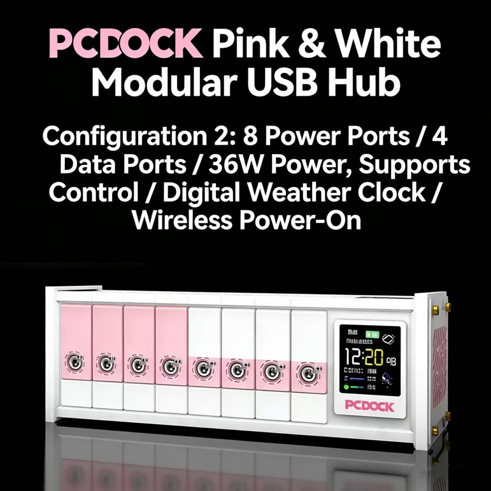 PCDOCK USB-desktop-stroomstrip - Desk Setup For Laptop recensie en prijs