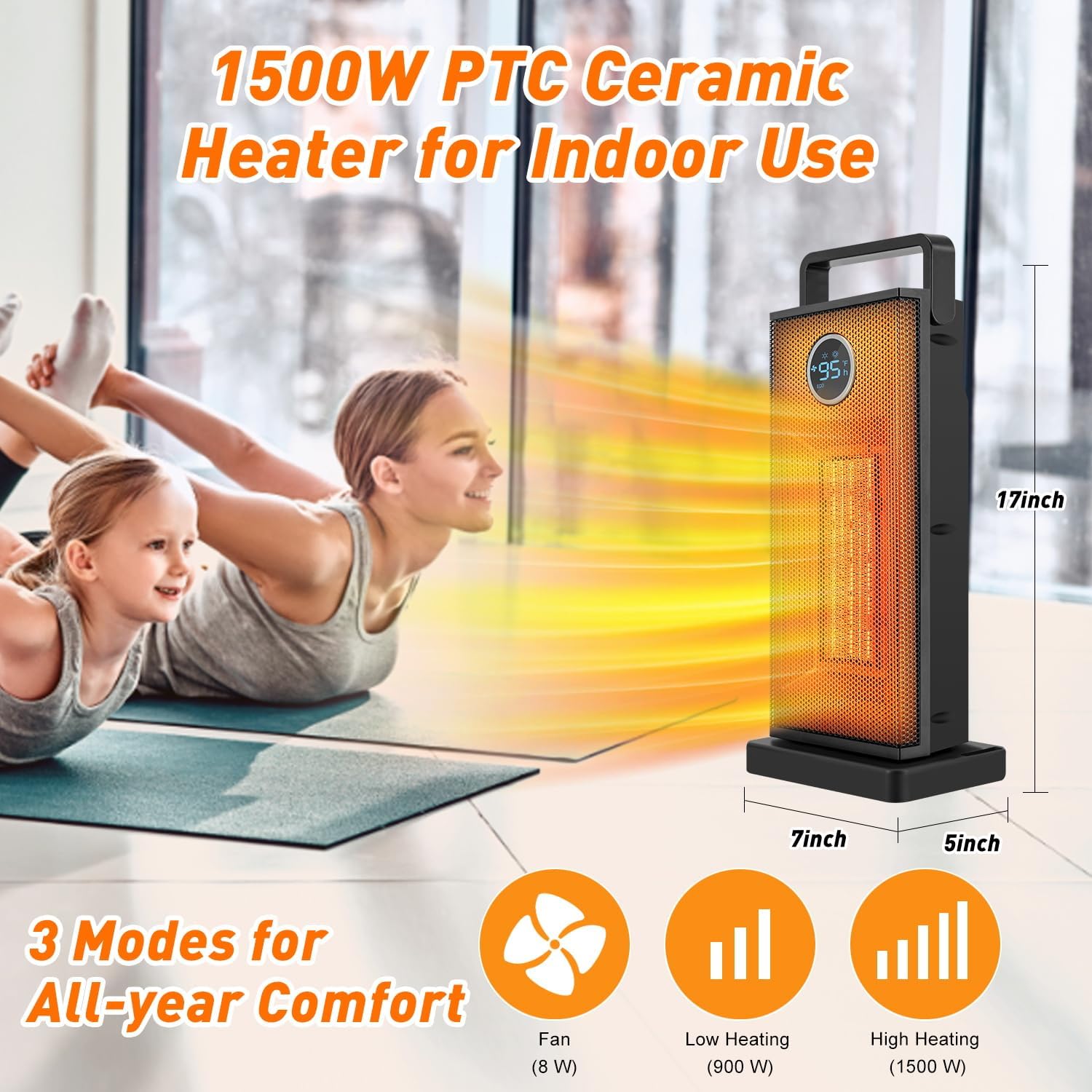 Kamerverwarming 1500W Grote Dr - Desk Setup Gear recensie en prijs