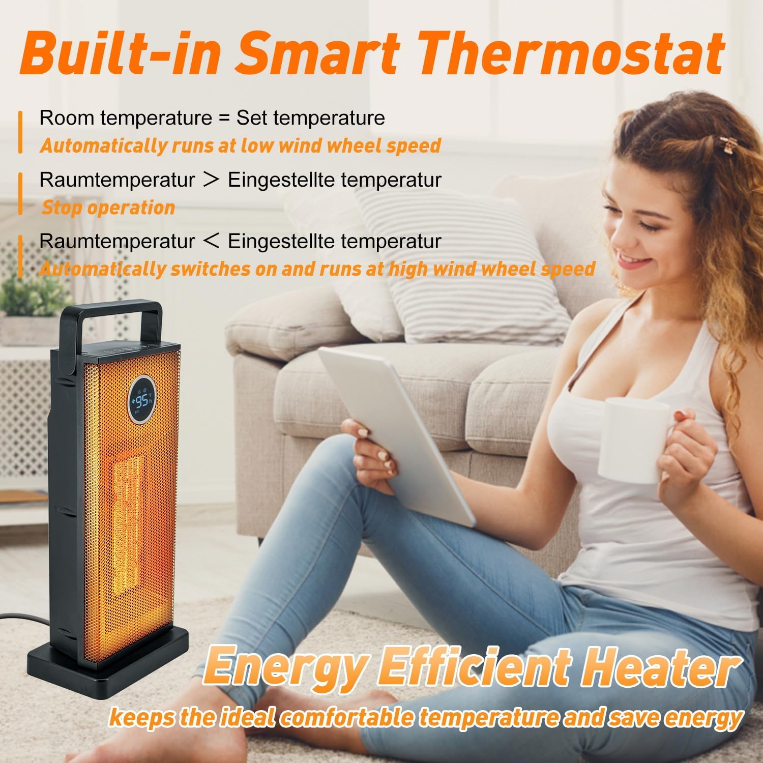 Kamerverwarming 1500W Grote Dr - Desk Setup Gear recensie en prijs