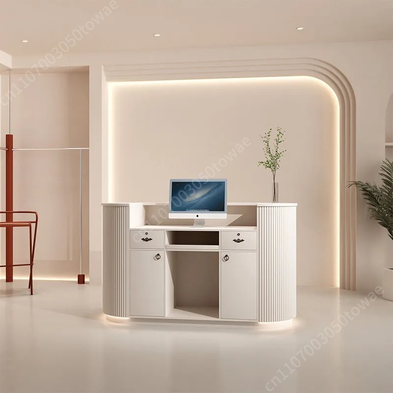 Gebogen verticale geprofileerd - Desk Setup White recensie en prijs
