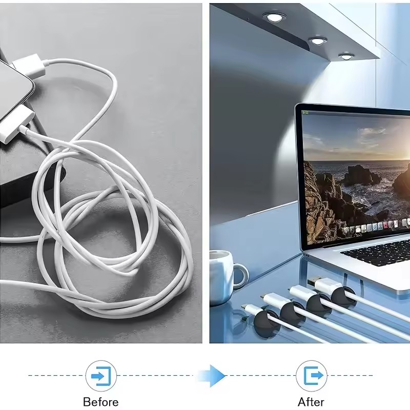 5/50 Stuks Desktop Muur Kabel  - Headphone Hook Under recensie en prijs