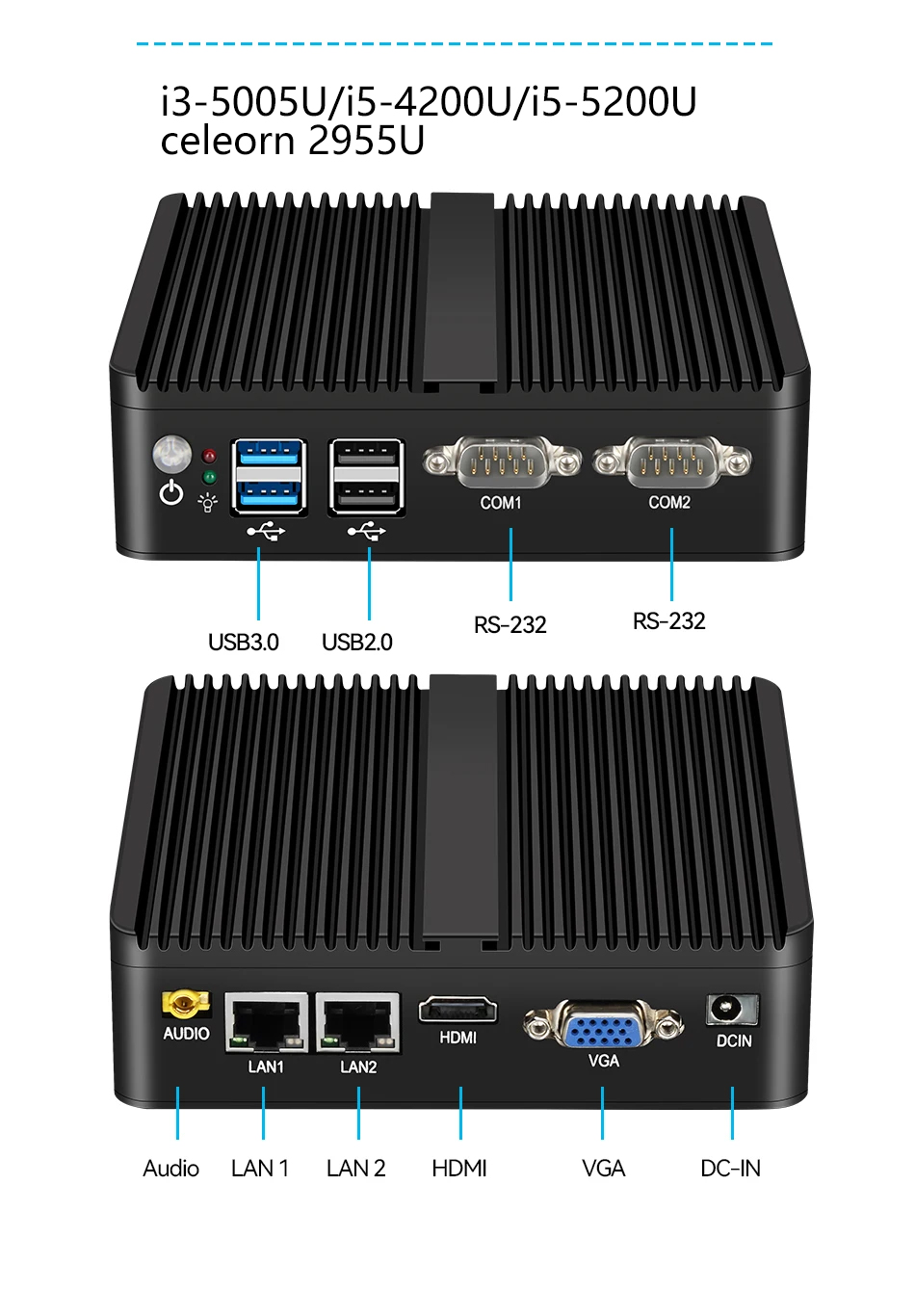 XCY Mini PC Intel Celeron J641 - Intel Cpu Core I5 recensie en prijs