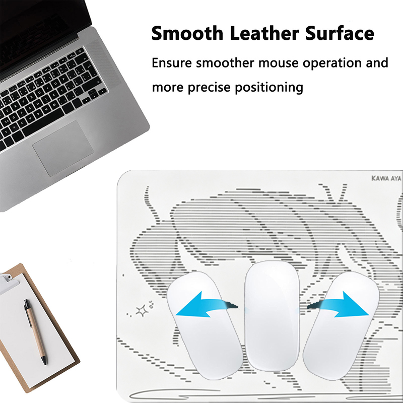 1 Stuks Lederen Muismat Anime  - Desk Setup Ergonomic recensie en prijs